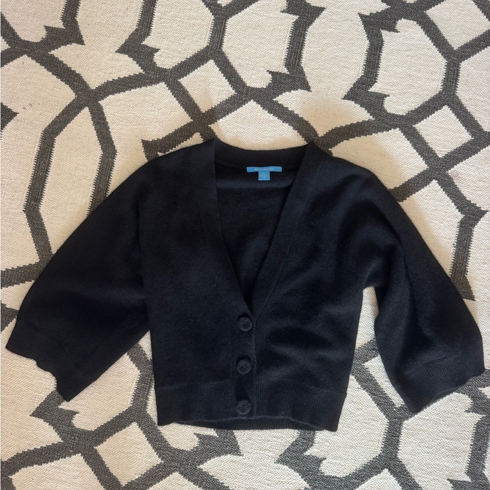 Black Button-Up Women's Sweater